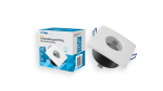 Ceiling lighting point fitting XANA cast square Fixted white, IP44